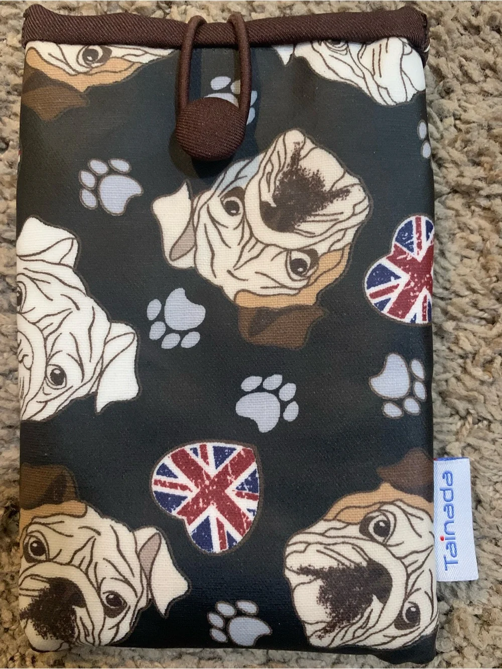 NEW Tainada English Bulldog Crossbody Phone Pouch Small Bag